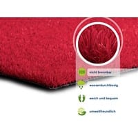 Gazon artificiel Casa Pura Premium Color PE Rouge 1 500 x 1 000 mm