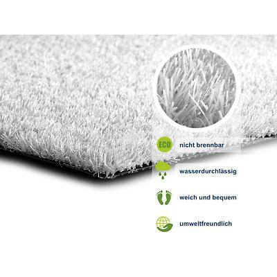 Gazon artificiel Casa Pura Premium Color PER Blanc PE 500 x 500 mm