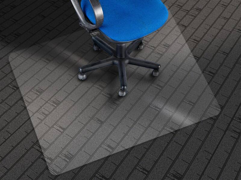 FLOORDIREKT PRO Eco Stoelmat PET (Polyetheentereftalaat) Transparant 114 x 130 cm