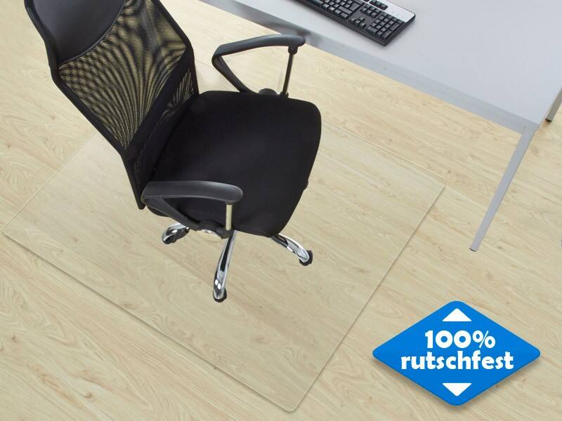 FLOORDIREKT PRO Neo Stoelmat voor harde vloeren Antislip Vinyl 75 x 120 cm