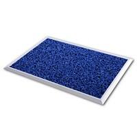 Tapis d'entrée Sky Hygienic Avec boucle d'incrustation 530 x 830 mm Bleu