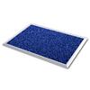 Tapis d'entrée Sky Hygienic Avec boucle d'incrustation 530 x 830 mm Bleu