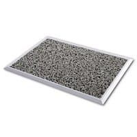 Tapis d'entrée SKY Hygienic Aluminium, Vinyle Gris 980 x 680 mm