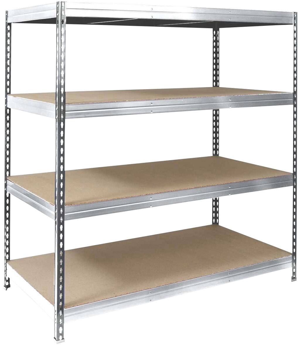 Étagère MAMMUT Acier, bois 1500 x 800 x 2000 mm Gris