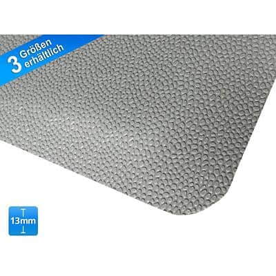 ETM tapis anti-slip mat lourd souple cotele grijs 2-laags 90x150 cm
