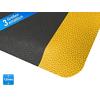 ETM tapis anti-slip mat lourd souple cotele zw 2-laags 60x90 cm