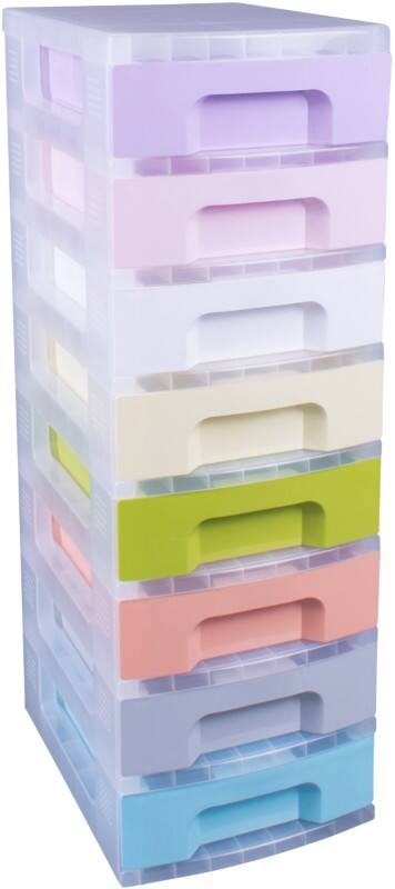 Module de rangement Really Useful Box Plastique 7 L Assortiment 42 x 30 x 92,5 cm