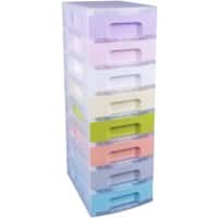 Really Useful Box Ladekastje 8 x 7 L Pastel Kunststof 42 x 30 x 92,5 cm