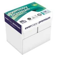 Clairefontaine Evercopy Premium A4 Kopieerpapier Recycled 80 g/m² Wit 5 Pakken à 500 Vellen