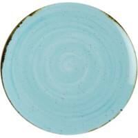 Bord Nova Saturno Gespikkeld blauw 12 Stuks