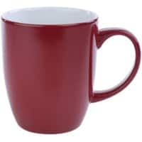 Tasse à café Nova Nordika Bern 250 ml Blanc, Rouge vif 24 Unités