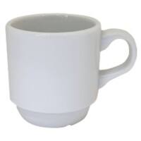 Nova Nordika Koffiekop Porselein 160 ml Wit 24 Stuks