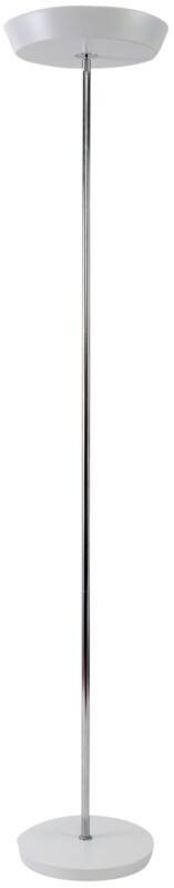 Vloerlamp Alba 24 W Wit Chroom