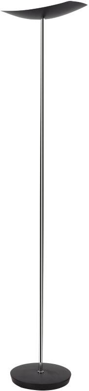 Lampadaire Alba Noir chromé 30 W 1850 mm