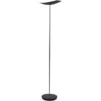 Lampadaire Alba Noir chromé 30 W 1850 mm