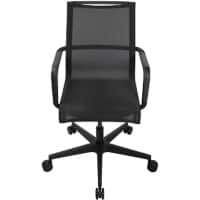 Fauteuil de bureau TOPSTAR SITNESS LIFE 40 Mécanisme d'inclinaison de base, Accoudoirs fixes, Maillage, Noir