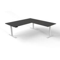 Kerkmann Zit-sta-bureau 3827 Move 3 Antraciet 2.000 x 1.000 x 720-1200 mm