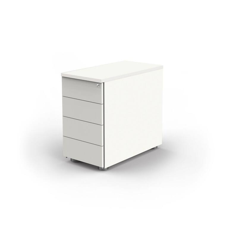 Kerkmann Ladeblok Hoog 4190 Hout Wit 760 x 430 x 800 mm