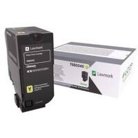 Lexmark Origineel Tonercartridge 75B0040 Geel