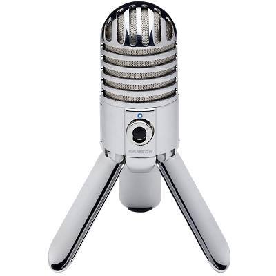 Microphone filaire SAMSON METEOR USB Studio Argenté