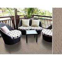 Casa Pura Buitenmat Verona Polyester, vinyl Beige 1800 x 1200 mm