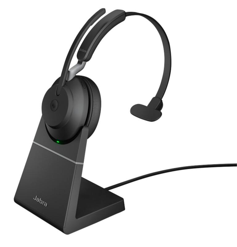 Micro casque Jabra Evolve2 65 Sans fil Avec Bluetooth, USB Avec microphone Mono Noir