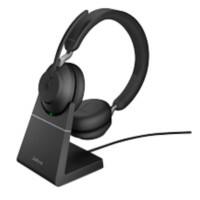 Jabra Evolve2 65 Draadloos Headset Bluetooth, USB Met Microfoon Stereo Beige