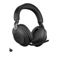 Casque audio Jabra Evolve2 85 Sans fil Stéréo Sur tête Réduction du bruit Bluetooth, jack mâle 3,5 mm, USB-C Avec microphone Noir