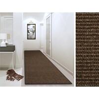 FLOORDIREKT STEP Vloerkleed Sylt Sisal Donkerbruin 1500 x 660 mm