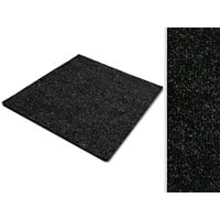 Dalle de moquette Casa Pura Can Can Anthracite Bitume, latex, polypropylène (PP) 500 x 500 mm