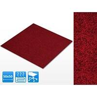 Dalle de moquette Casa Pura Jazz PP Rouge 500 x 500 mm