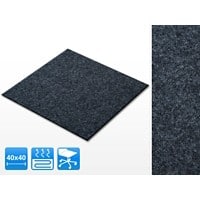 Dalle de moquette Casa Pura Scène Anthracite PP 400 x 400 mm