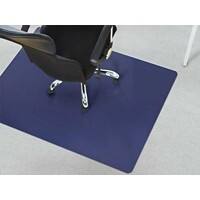 FLOORDIREKT PRO Stoelmat voor vloerbedekking PC Blauw 1200 x 750 mm