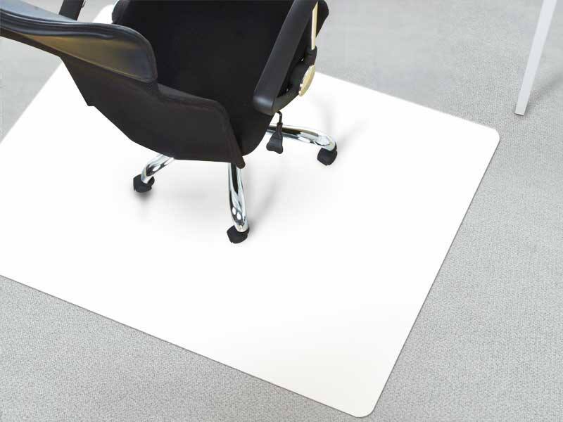 FLOORDIREKT PRO Stoelmat PC (polycarbonaat) Wit 75 x 120 cm