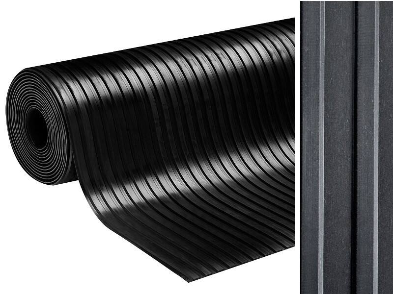 etm Deurmat Rubber Zwart 100 x 500 cm