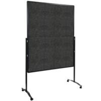 Legamaster Premium Plus Vilt Prikbord Vrijstaand 126 (B) x 58 (D) x 196 (H) cm Aluminium Antraciet