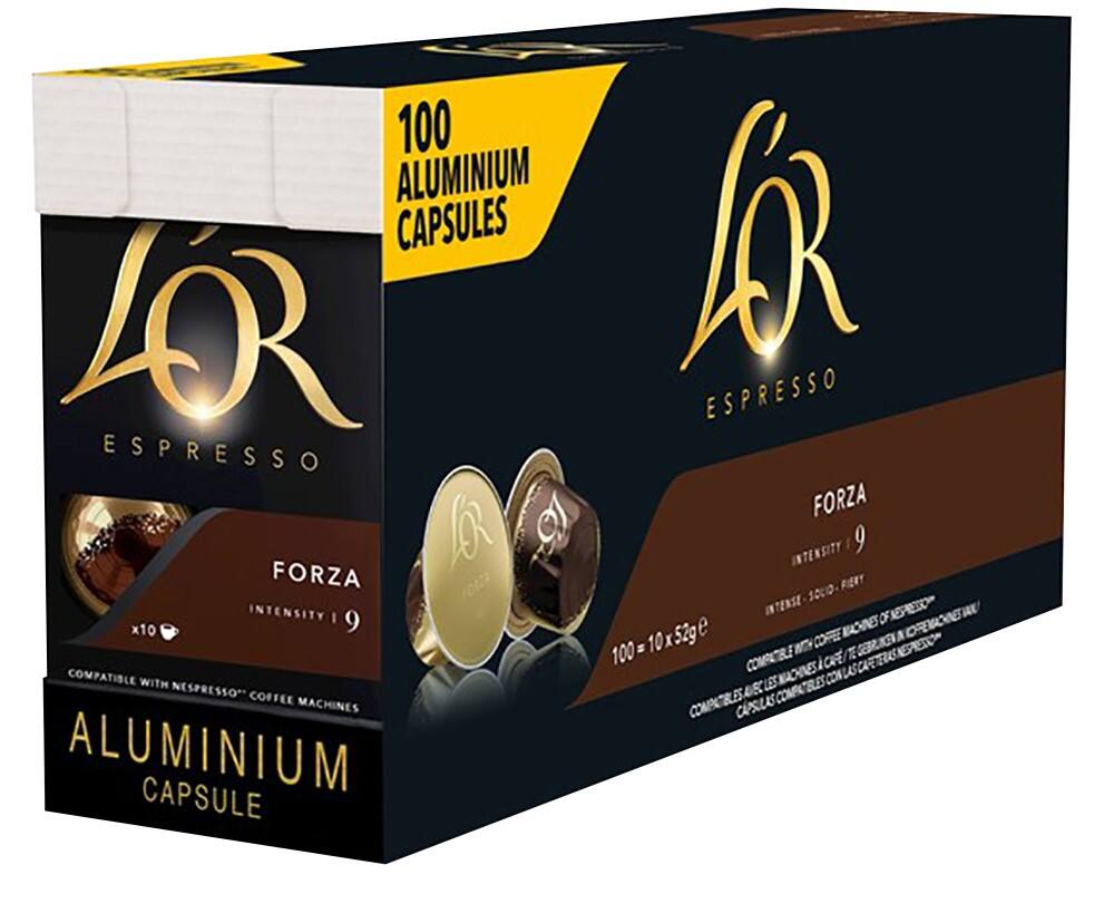 L'OR Forza Koffiecups 100 Stuks