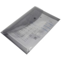 Pochette pour documents Rapesco A4 Bouton-pression PP (Polypropylène) 24,1 (L) x 0,2 (P) x 35,4 (H) cm Gris 5 Unités