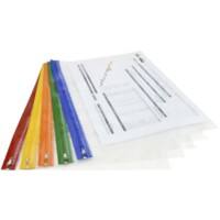 Rapesco Zippi Bags Gripzakken A3 Ritssluiting PP (Polypropeen) 35,5 (B) x 48 (D) x 0,5 (H) cm Kleurenassortiment 5 Stuks