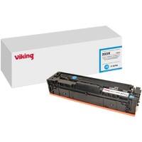 Viking 203X compatibele HP tonercartridge CF541X cyaan