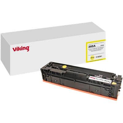 Viking 205A compatibele HP tonercartridge CF532A geel
