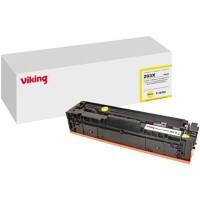 Viking 203X compatibele HP tonercartridge CF542X geel
