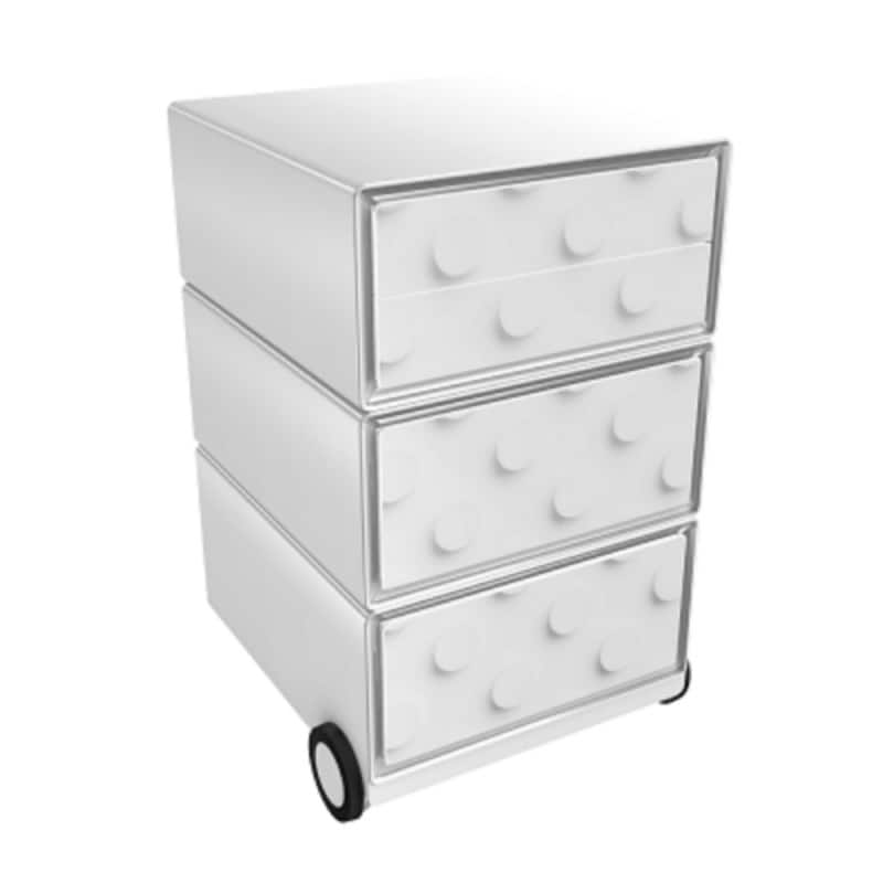 Socle mobile Paperflow Briques 4 Tiroirs 390 x 436 x 642 mm