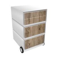 Paperflow Easybox Mobiel ladeblok met 4 lades 642x390x436 mm Timber Design