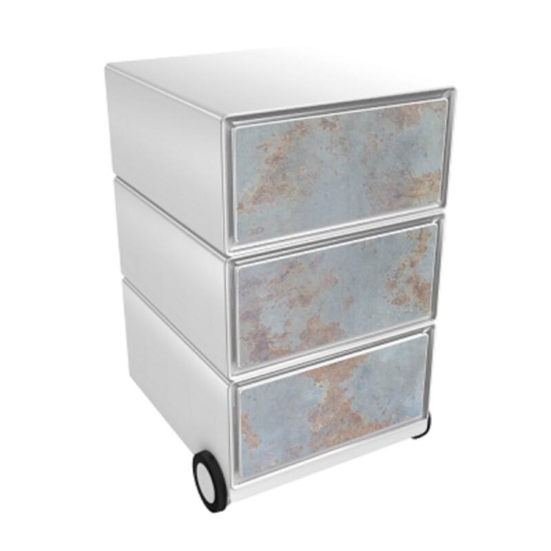 Socle mobile Paperflow 61802 3 Tiroirs 390 x 436 x 642 mm Assortiment