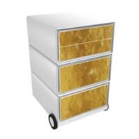 Paperflow Easybox Mobiel ladeblok met 4 lades 642x390x436 mm Gold Design