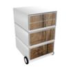 Paperflow Easybox Mobiel ladeblok met 4 lades 642x390x436 mm Tree Trunk Design