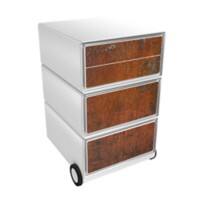 Paperflow Easybox Mobiel ladeblok met 4 lades 642x390x436 mm Rust Design