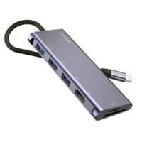 Port USB 3.0 XLayer 219177 7-en-1 Gris