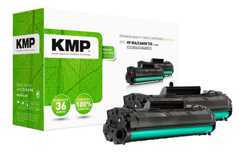 Toner KMP HP 85A Noir CE285AD Multipack 2 Unités